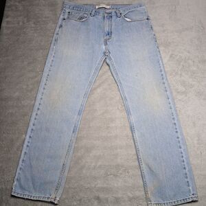 Levis 34x30 505 Blue Jeans Workwear-to-Wardrobe New Americana Regular Fit 34